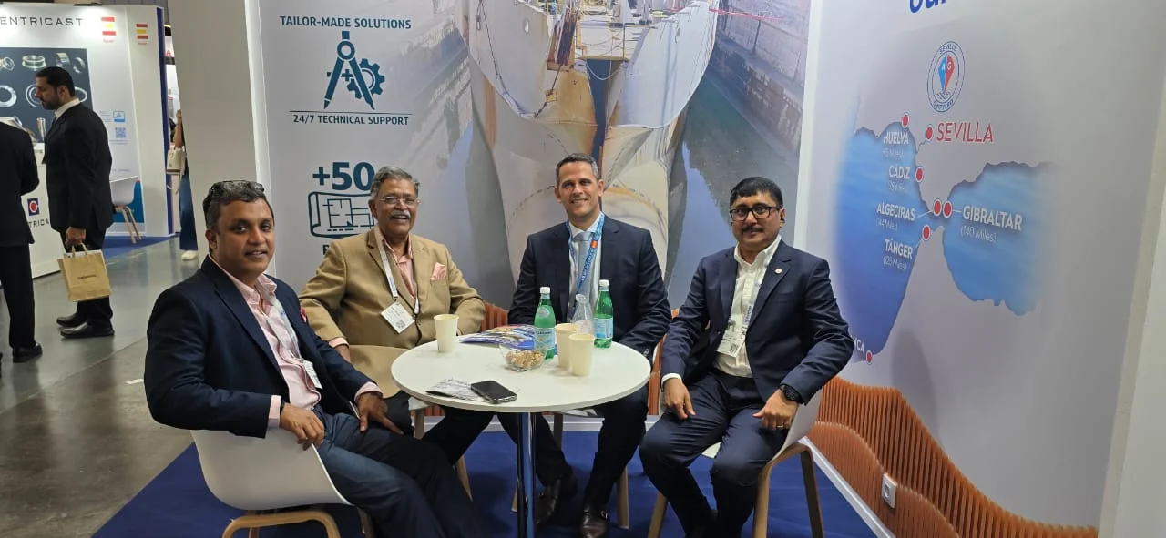 The ASMACS delegation in discussions at SMM Hamburg 2026.